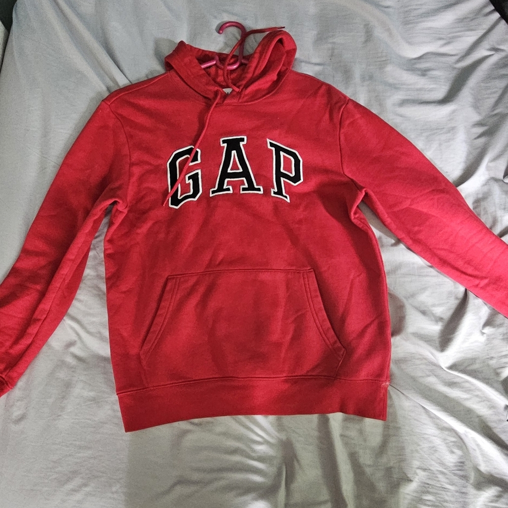 GAP Red Pullover Hoodie Sweater